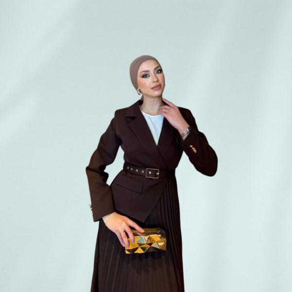 فستان طويل كسرات