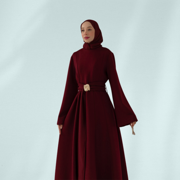 فستان خريفي كلوش