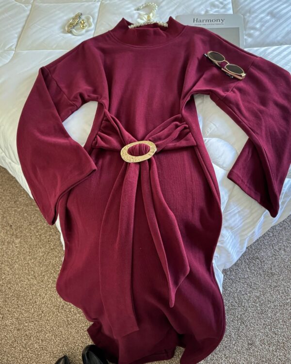 فستان قطني مصوّف