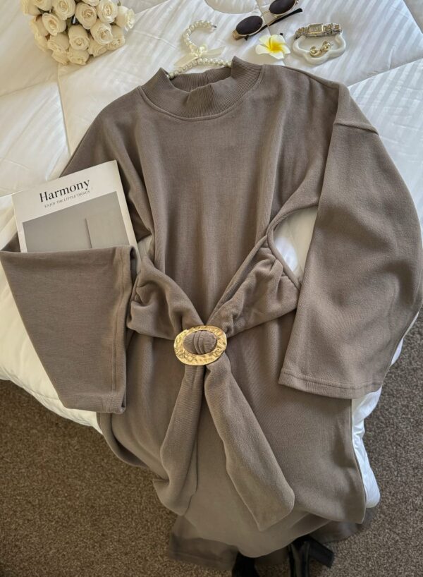 فستان قطني مصوّف