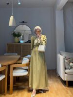 ⁦فستان مع سكارف مميز ناعم⁩ - الصورة ⁦8⁩