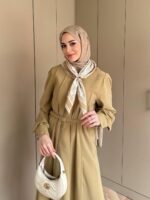 ⁦فستان مع سكارف مميز ناعم⁩ - الصورة ⁦7⁩