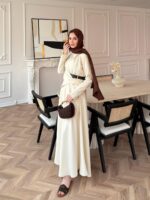 ⁦فستان طويل بقصة ملوكية⁩ - الصورة ⁦8⁩