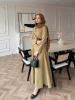 ⁦فستان طويل بقصة ملوكية⁩ - الصورة ⁦4⁩