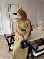 ⁦فستان طويل بقصة ملوكية⁩ - الصورة ⁦3⁩