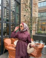 ⁦طقم تنورة مع حزام⁩ - الصورة ⁦2⁩