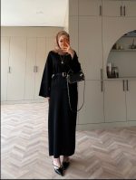 ⁦طقم صوف ربيعي مع لمعة⁩ - الصورة ⁦2⁩