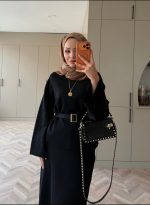 ⁦طقم صوف ربيعي مع لمعة⁩ - الصورة ⁦3⁩