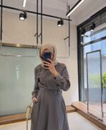 ⁦فستان بقصة مميزة من الخصر⁩ - الصورة ⁦6⁩